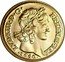 France 100 Francs Pistole of Louis XIII 2000 Proof KM# 1974 LVD XIII D G FR ET NAV REX 1640 coin reverse