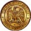 France 2 Centimes Napoleon III 1861 A KM# 796.1 EMPIRE FRANÇAIS A DEUX CENTIMES coin reverse