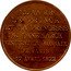 France 2 Francs Prince and Princess of Denmark Visit to Paris Mint 1822 KM# M8 LL. AA. RR LE PRINCE ET LA PRINCESSE DE DANEMARCK VISITENT LA MONNAIE DE PARIS 17 AVRIL 1822 coin reverse
