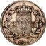 France 2 Francs Louis XVIII 1824 W KM# 710.12 2 F 1824 W coin reverse