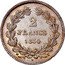 France 2 Francs Louis Philippe I 1834 T KM# 743.12 2 FRANCS 1834 T coin reverse