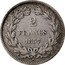 France 2 Francs Louis Philippe I 1837 W KM# 743.13 2 FRANCS 1844 W coin reverse