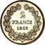 France 2 Francs Louis Philippe I 1848 A KM# 743.1 2 FRANCS 1847 A coin reverse