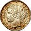 France 2 Francs Ceres 1851 A KM# 760.1 REPUBLIQUE FRANÇAISE. CONCOR E.A.OUDINÉ.F. coin obverse