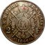 France 2 Francs Napoleon III 1866 K KM# 807.3 EMPIRE FRANÇAIS 2 F 1866 coin reverse