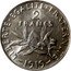 France 2 Francs The Sower 1919 KM# 845.1 LIBERTE EGALITE FRATERNITE 2 FRANCS 1915 coin reverse