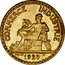 France 2 Francs Chambers of Commerce 1923 KM# 877 COMMERCE INDUSTRIE DOMARD 1921 INV coin reverse