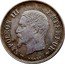 France 20 Centimes Napoleon III 1854 A KM# 778.1 NAPOLEON III EMPEREUR BARRE coin obverse