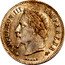 France 20 Centimes Napoleon III 1864 A KM# 805.1 NAPOLEON III EMPEREUR BARRE coin obverse