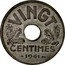 France 20 Centimes Grain Sprigs 1941 KM# 899 VINGT CENTIMES 1941 coin reverse