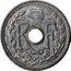 France 20 Centimes Phrygian Cap 1945 KM# 907.1 R F EM LINDAUER coin obverse