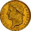 France 20 Francs Napoleon I 1815 W KM# 705.3 NAPOLEON EMPEREUR coin obverse