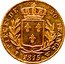 France 20 Francs Louis XVIII 1815 W KM# 706.6 PIECE DE 20 FRANCS 1815 W coin reverse