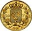France 20 Francs Louis XVIII 1816 A KM# 712.1 20 F 1818 A coin reverse