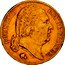 France 20 Francs Louis XVIII 1817 L KM# 712.5 LOUIS XVIII ROI DE FRANCE. MICHAUT F coin obverse