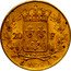 France 20 Francs Charles X 1828 A KM# 726.1 20 F 1825 A coin reverse