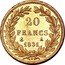France 20 Francs Louis-Philippe I 1831 A KM# 746.1 20 FRANCS A 1831 coin reverse
