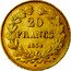 France 20 Francs Louis-Philippe I 1834 L KM# 750.3 20 FRANCS 1834 L coin reverse