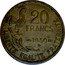 France 20 Francs Marianne 1950 B 3 plumes KM# 916.2 20 FRANCS 1950 B LIBERTE EGALITE FRATERNITE coin reverse