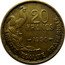 France 20 Francs Marianne 1950 KM# 916.1 20 FRANCS 1950 LIBERTE EGALITE FRATERNITE coin reverse