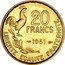 France 20 Francs Marianne. Without B 1951 4 plumes KM# 917.1 20 FRANCS 1952 LIBERTE EGALITE FRATERNITE coin reverse