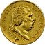 France 40 Francs Luis XVIII 1816 L KM# 713.4 LOUIS XVIII ROI DE FRANCE. MICHAUT F. coin obverse
