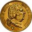 France 40 Francs Louis XVIII 1818 W KM# 713.6 LOUIS XVIII ROI DE FRANCE. MICHAUT F. coin obverse