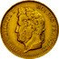 France 40 Francs Louis Philippe I 1832 B KM# 747.2 LOUIS PHILIPPE I ROI DES FRANÇAIS DOMARD. F. coin obverse