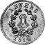 France 5 Centimes Louis XVIII Antwerp. Siege Coinage 1814 KM# 3.2 ANVERS V 1814 coin obverse