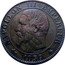 France 5 Centimes Napoleon III 1856 BB KM# 777.3 NAPOLEON III EMPEREUR 1855 BARRE coin obverse