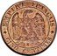 France 5 Centimes Napoleon III 1864 K KM# 797.3 EMPIRE FRANÇAIS K CINQ CENTIMES coin reverse