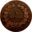 France 5 Centimes Ceres 1875 K KM# 821.2 LIBERTÉ ÉGALITÉ FRATERNITÉ 5 CENTIMES K coin reverse