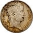 France 5 Francs Napoleon I 1815 Q KM# 704.7 NAPOLEON EMPEREUR coin obverse