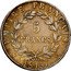 France 5 Francs Napoleon I 1815 Q KM# 704.7 EMPIRE FRANÇAIS 5 FRANCS 1815 Q coin reverse