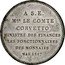 France 5 Francs Count of Corvetto Visit to Paris Mint 1817 KM# MA25 A S. E MGR. LE COMTE CORVETTO MINISTRE DES FINANCES LES FONCTIONNAIRES DES MONNAIES MAI 1817 coin reverse