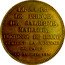 France 5 Francs Prince of Salerno and Duchess de Berry Visit to Paris Mint 1825  Medal alignment KM# M16 LL AA RR LE PRINCE DE SALERNE MADAME DUCHESSE DE BERRY VISITENT LA MONNAIE DE PARIS 22 JUIL 1825 coin reverse