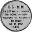 France 5 Francs King and Queen of the Two Sicilies to Paris Mint 1830 KM# M19c LL MM LE ROI ET LA REINE DES DEUX SICILES VISITENT LA MONNAIE DE PARIS LE 11 JUIN 1830 T coin reverse