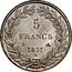 France 5 Francs Louis Philips I. 1831 B KM# 735.2 5 FRANCS B 1831 coin reverse