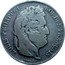 France 5 Francs Louis Philips I. 1834 L KM# 749.8 LOUIS PHILIPPE I ROI DES FRANÇAIS DOMARD.F. coin obverse