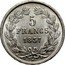 France 5 Francs Louis-Philippe I 1837 B KM# 749.2 5 FRANCS 1840 B coin reverse