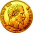 France 5 Francs Napoleon III 1859 BB KM# 787.2 NAPOLEON III EMPEREUR BARRE coin obverse