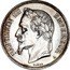 France 5 Francs Napoleon III 1863 A KM# 799.1 NAPOLEON III EMPEREUR BARRE A coin obverse