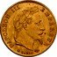 France 5 Francs Napoleon III 1868 BB KM# 803.2 NAPOLEON III EMPEREUR BARRE coin obverse
