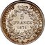 France 5 Francs Hercules 1871 A KM# 823 RÉPUBLIQUE FRANÇAISE 5 FRANCS 1871 A coin obverse