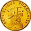 France 5 Francs 100th Anniversary of the Eiffel Tower 1989 Proof KM# 968b REPUBLIQUE FRANÇAISE 5 F J. JIMENEZ coin obverse