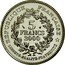 France 5 Francs "La Liberte" by Dupre 2000 KM# 1965 RÉPUBLIQUE FRANCAISE LIBERTE EGALITE FRATERNITE 5 FRANCS 2000 coin obverse