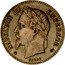 France 50 Centimes Napoleon III 1867 A KM# 814.1 NAPOLEON III EMPEREUR BARRE coin obverse