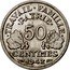 France 50 Centimes Ax and Grain Sprigs 1942 KM# 914.1 TRAVAIL FAMILLE PATRIE 50 CENTIMES 1942 coin reverse