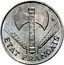 France 50 Centimes Ax and Grain Sprigs 1943 KM# 914.4 ETAT FRANÇAIS S PACIS PETAIN LB coin obverse