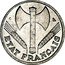France 50 Centimes Ax and Grain Sprigs 1944 C KM# 914.3 LB ETAT FRANÇAIS coin obverse